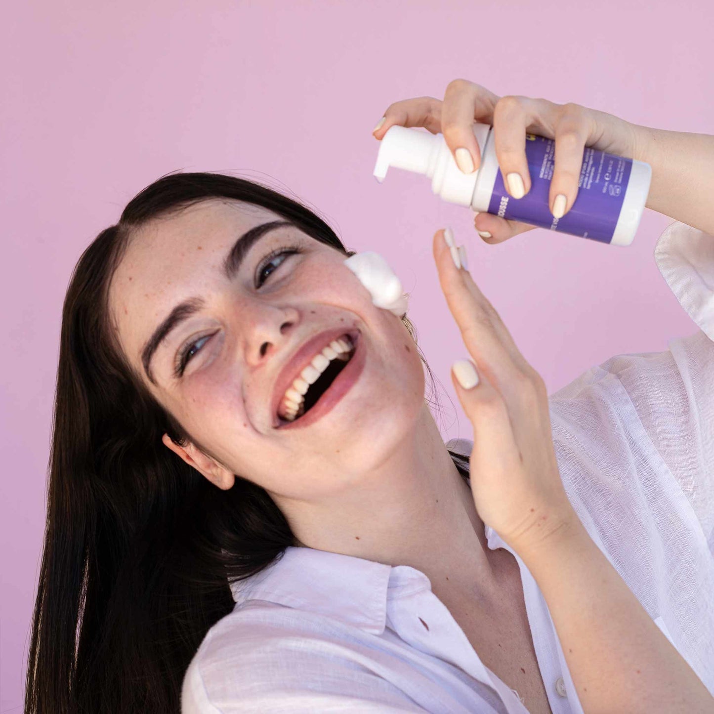 Carofluff Caro Beauty Mousse Viso Pelle Sensibile Secche Miste Crema Viso Leggera di ficco d india Detersione e pulizia 9