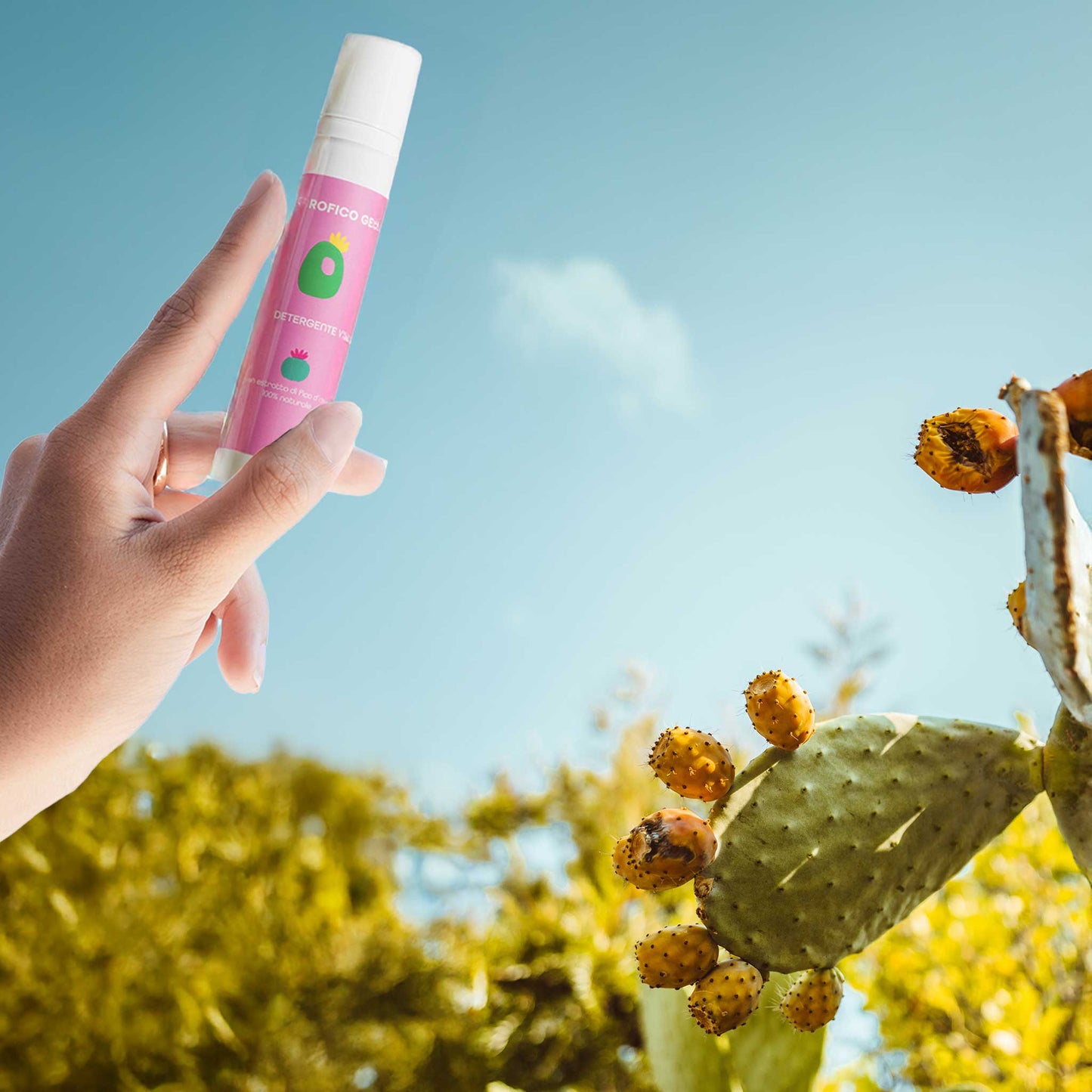 Carofico Caro Beauty Gel Detergente Viso Pelli Miste Siero viso alla vitamina C ideale pelli spente Aloe Vera Fico d India 2