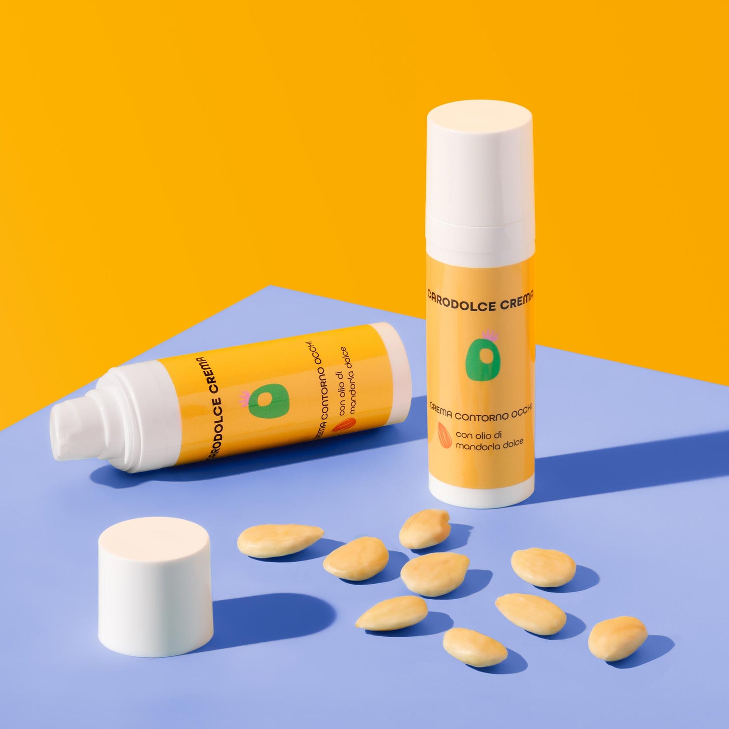Carodolce Caro beauty Crema Contorni Occhi Pelli Sensibili Secche Mandorla idratante Fico d India Olio di Mandorla Dolce 2
