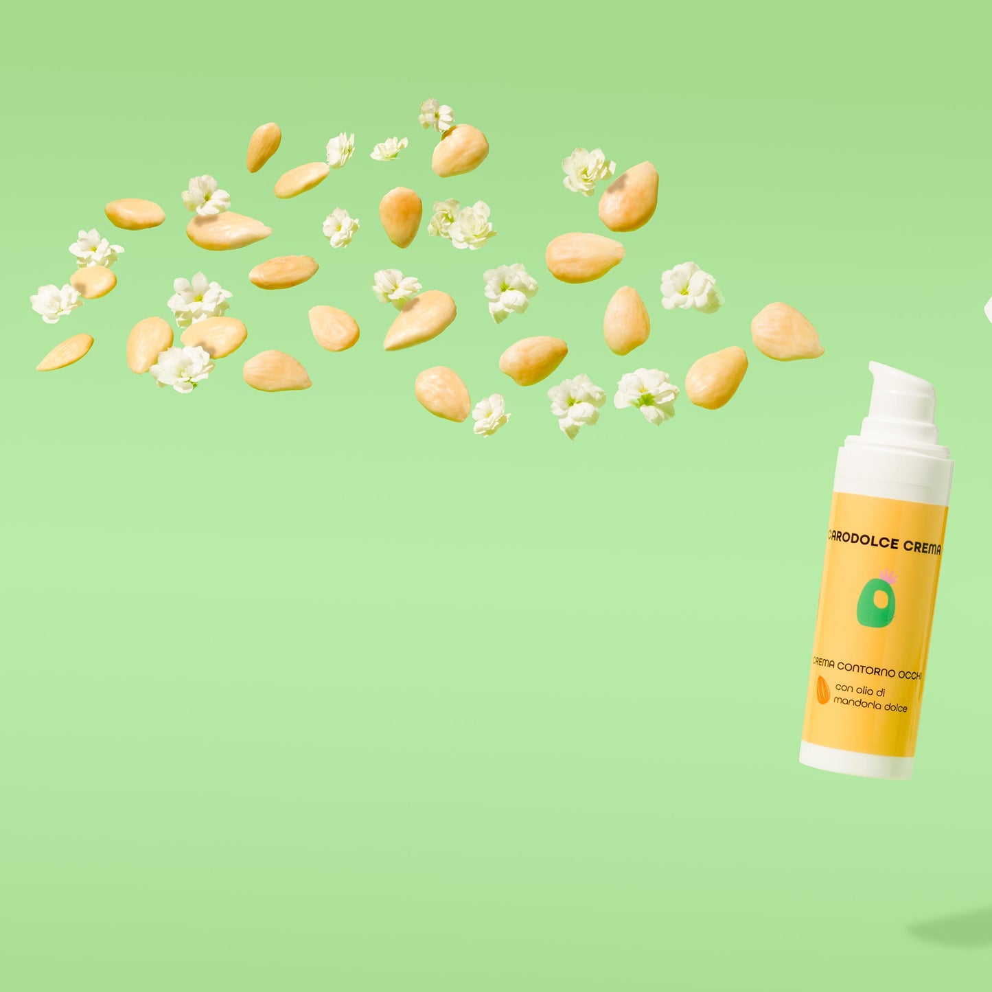 Carodolce Caro beauty Crema Contorni Occhi Pelli Sensibili Secche Mandorla idratante Fico d India Olio di Mandorla Dolce 3