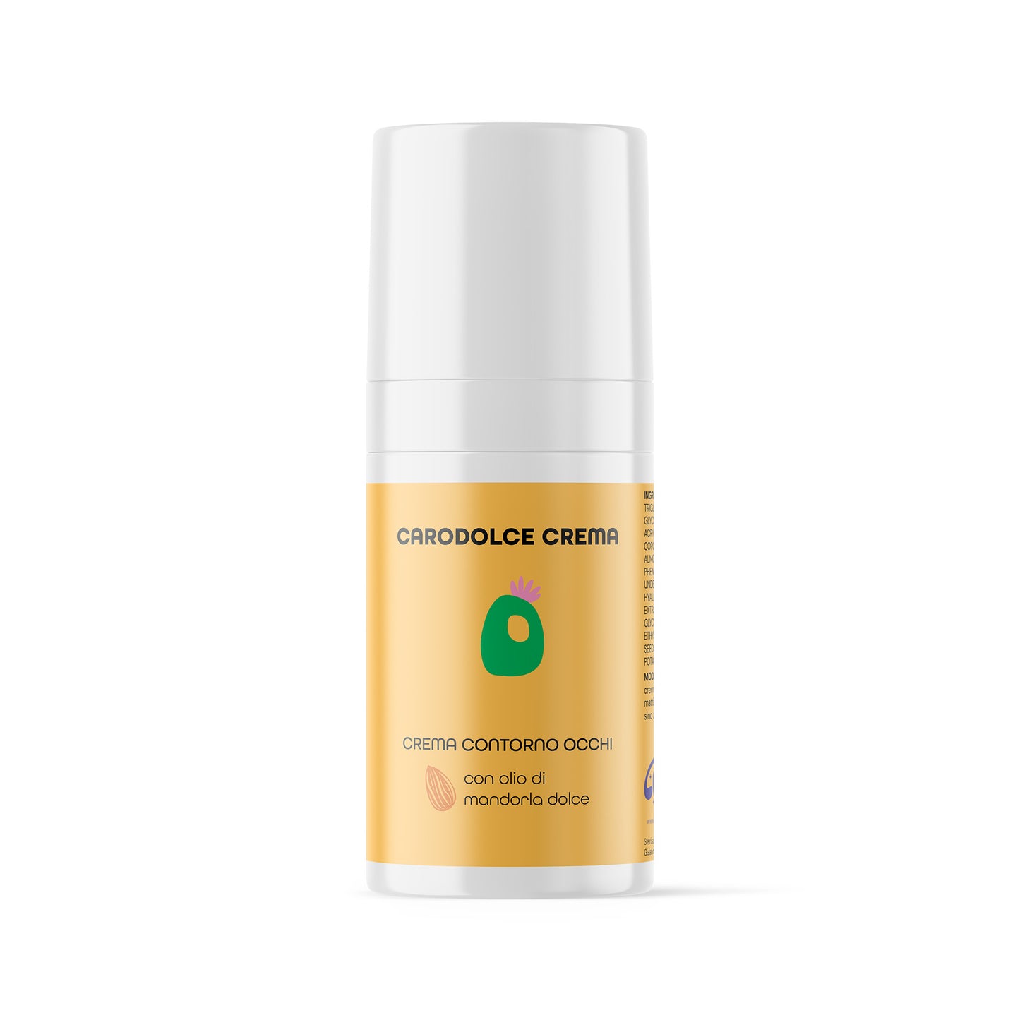 Carodolce Caro beauty Crema Contorni Occhi Pelli Sensibili Secche Mandorla idratante Fico d India Olio di Mandorla Dolce 5