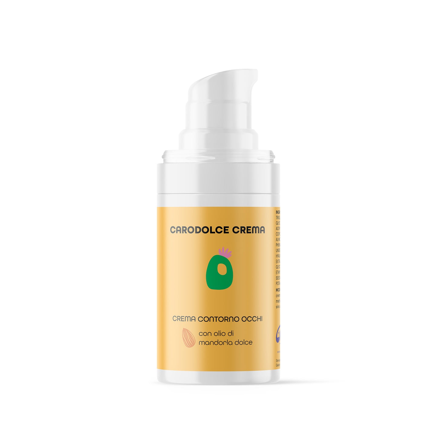 Carodolce Caro beauty Crema Contorni Occhi Pelli Sensibili Secche Mandorla idratante Fico d India Olio di Mandorla Dolce 6