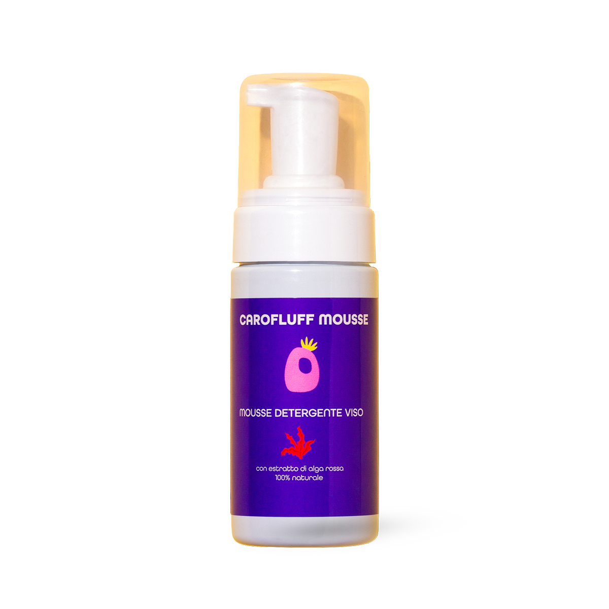 Carofluff Caro Beauty Mousse Viso Pelle Sensibile Secche Miste Crema Viso Leggera di ficco d india Detersione e pulizia 1