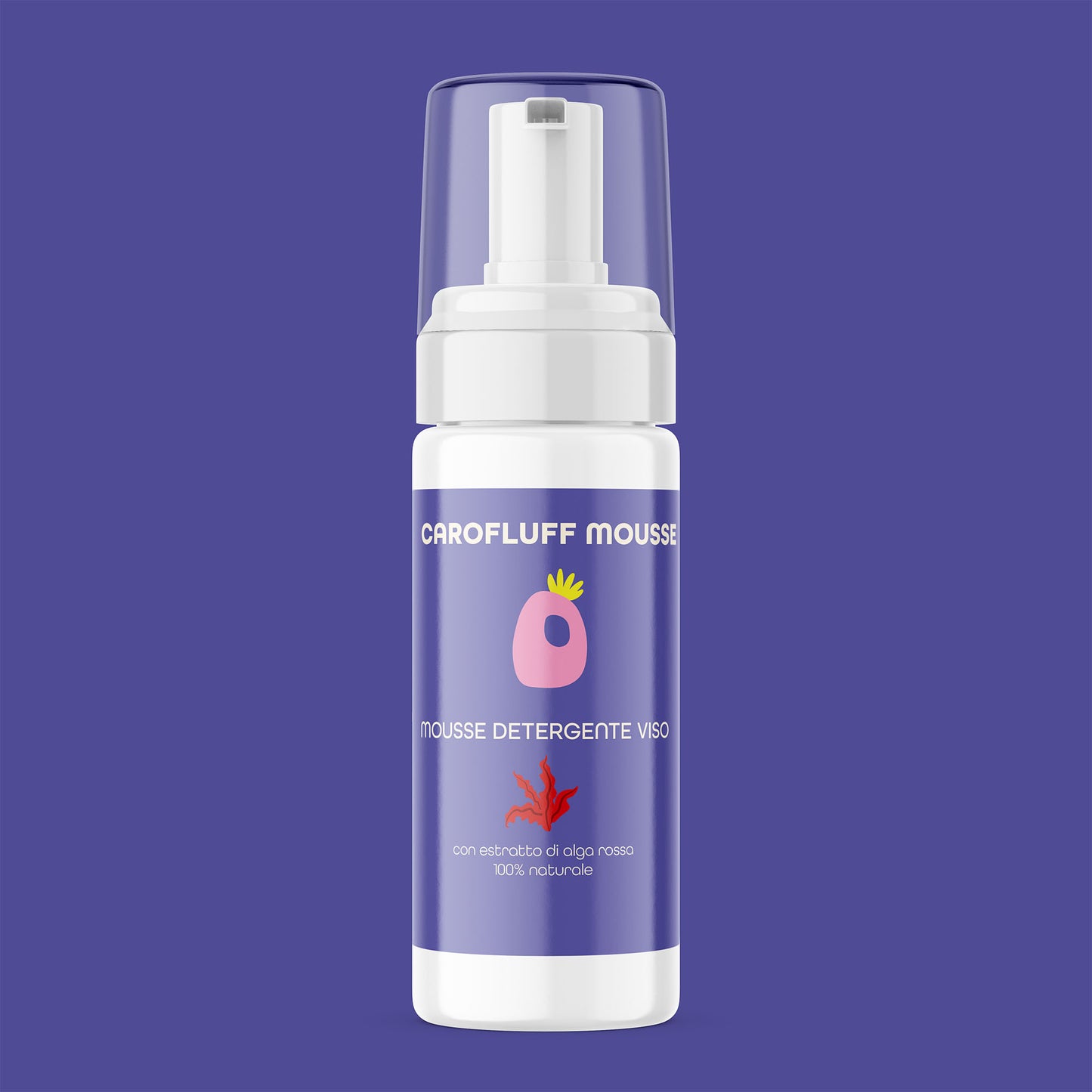 Carofluff Caro Beauty Mousse Viso Pelle Sensibile Secche Miste Crema Viso Leggera di ficco d india Detersione e pulizia 5