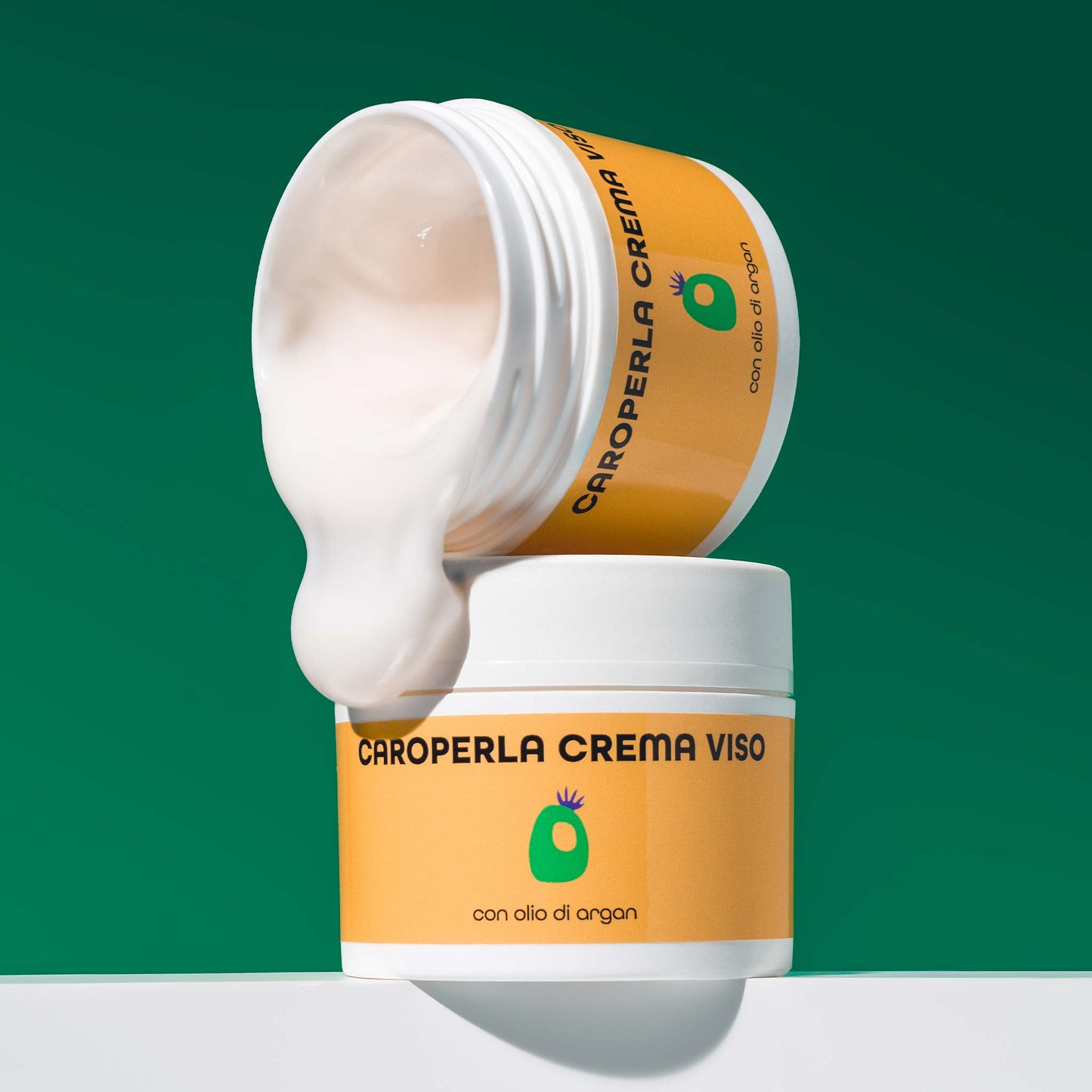 Siero viso Caroperla di Caro Beauty azione idratante, ideale per pelle sensibile e delicata Crema Viso Pelli Secche Argan 2