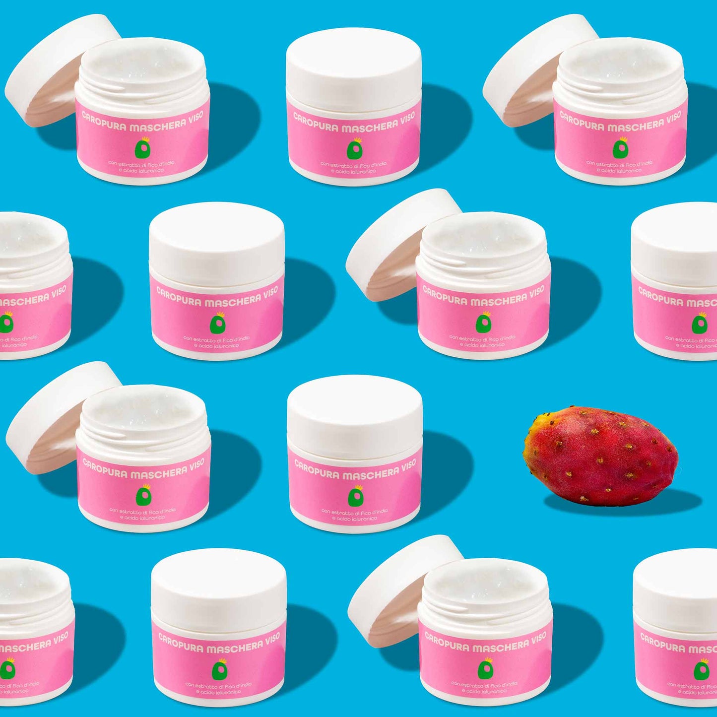 Gel viso purificante Caropura di Caro Beauty per pelle mista e grassa fresca e leggera Maschera Viso Fico Ialuronico 3