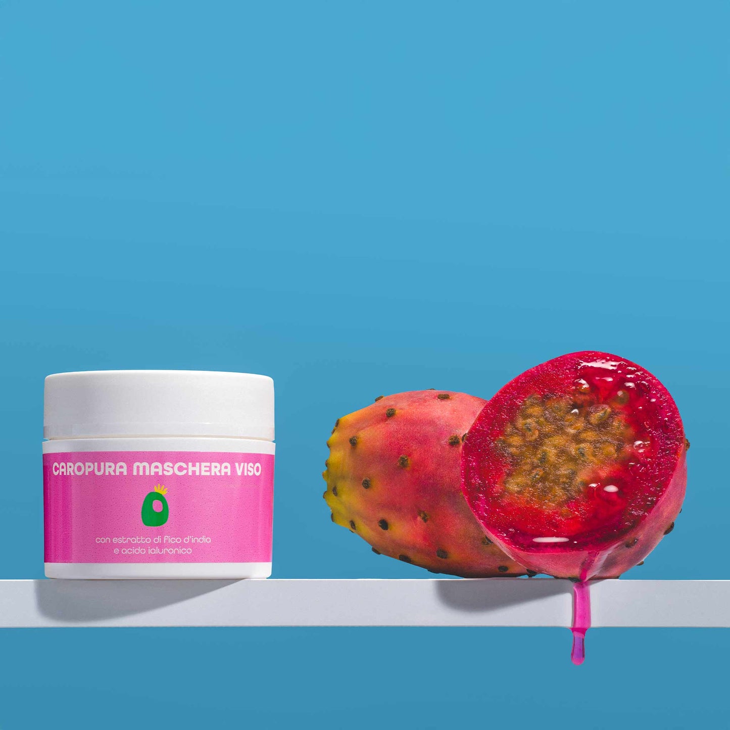 Gel viso purificante Caropura di Caro Beauty per pelle mista e grassa fresca e leggera Maschera Viso Fico Ialuronico 4