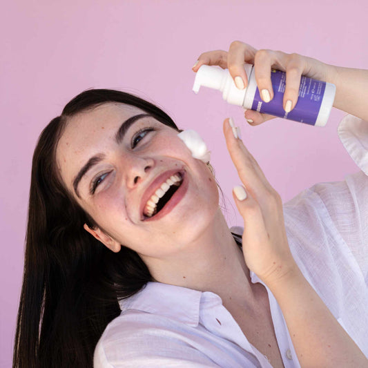 Carofluff Caro Beauty Mousse Viso Pelle Sensibile Secche Miste Crema Viso Leggera di ficco d india Detersione e pulizia 9