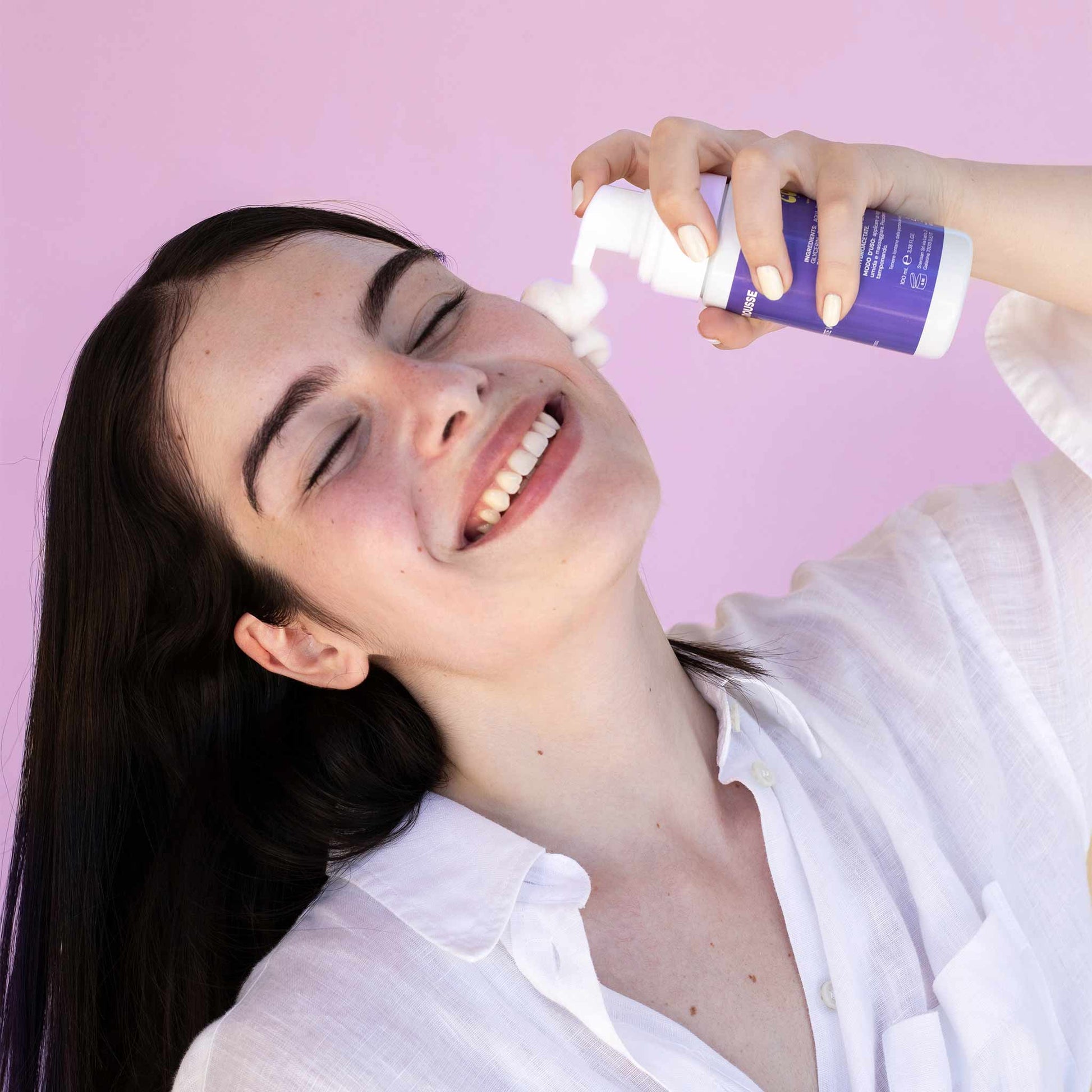 Carofluff Caro Beauty Mousse Viso Pelle Sensibile Secche Miste Crema Viso Leggera di ficco d india Detersione e pulizia 8