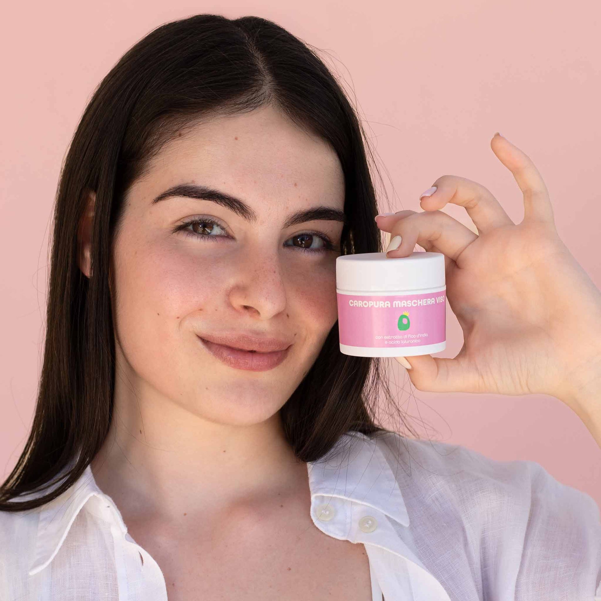 Gel viso purificante Caropura di Caro Beauty per pelle mista e grassa fresca e leggera Maschera Viso Fico Ialuronico 6